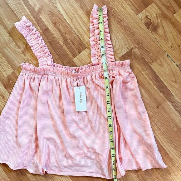 Ella Moss Addy‎ Knit Striped Ruffle Tank - Picture 13 of 14